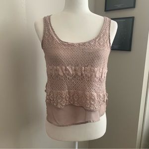 Lacy crop top